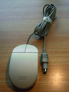 IBM Fat Bicolor PS/2 Mouse