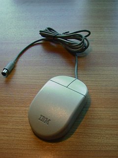 IBM Fat Unicolor PS/2 Mouse