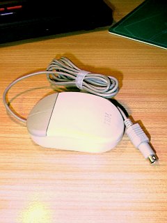 IBM Fat Grey Button PS/2 Mouse