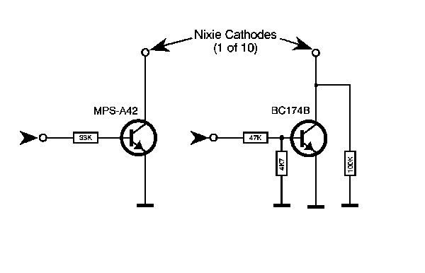 Nixie Clock Driver Circuits